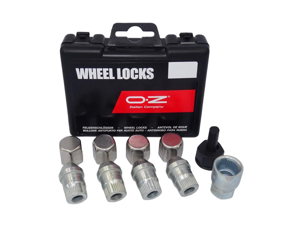 Oz felgenschloss 4x radmutter d kegelbund schlussel adapter staubkappe 1