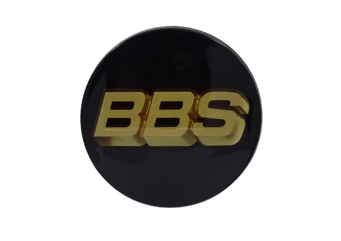 12367 bbs rotationskappe 3d schwarz gold 70mm 58071048 1