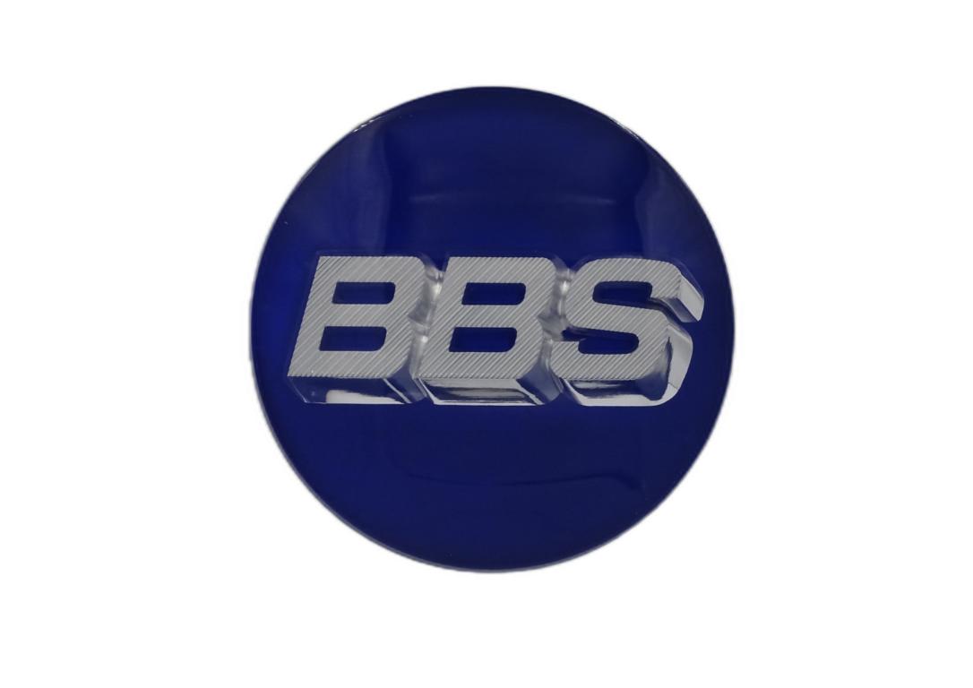 12366 bbs rotationskappe 3d blau chrom 70mm 58071060 1